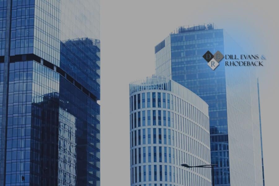 Commercial high-rise buildings representing common commercial real estate disputes handled by a Florida law firm.